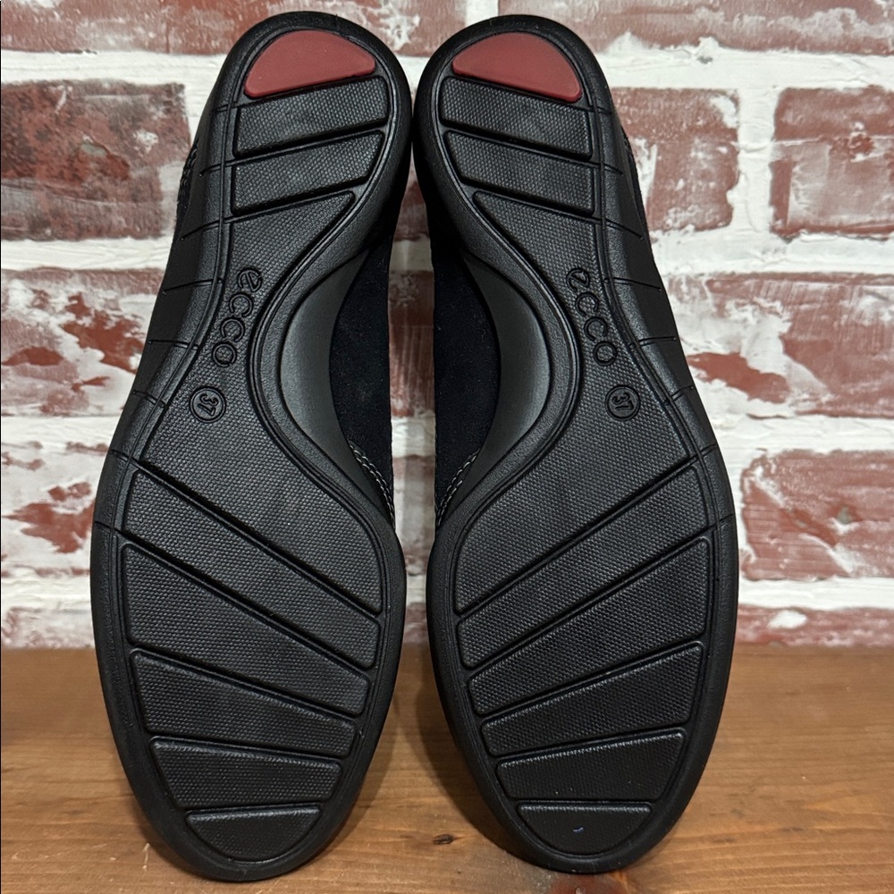 Ecco Bluma Women’s Drawstring Black Sneakers Walking Shoes Size US 6-6.5 EU 37 - Picture 8 of 9